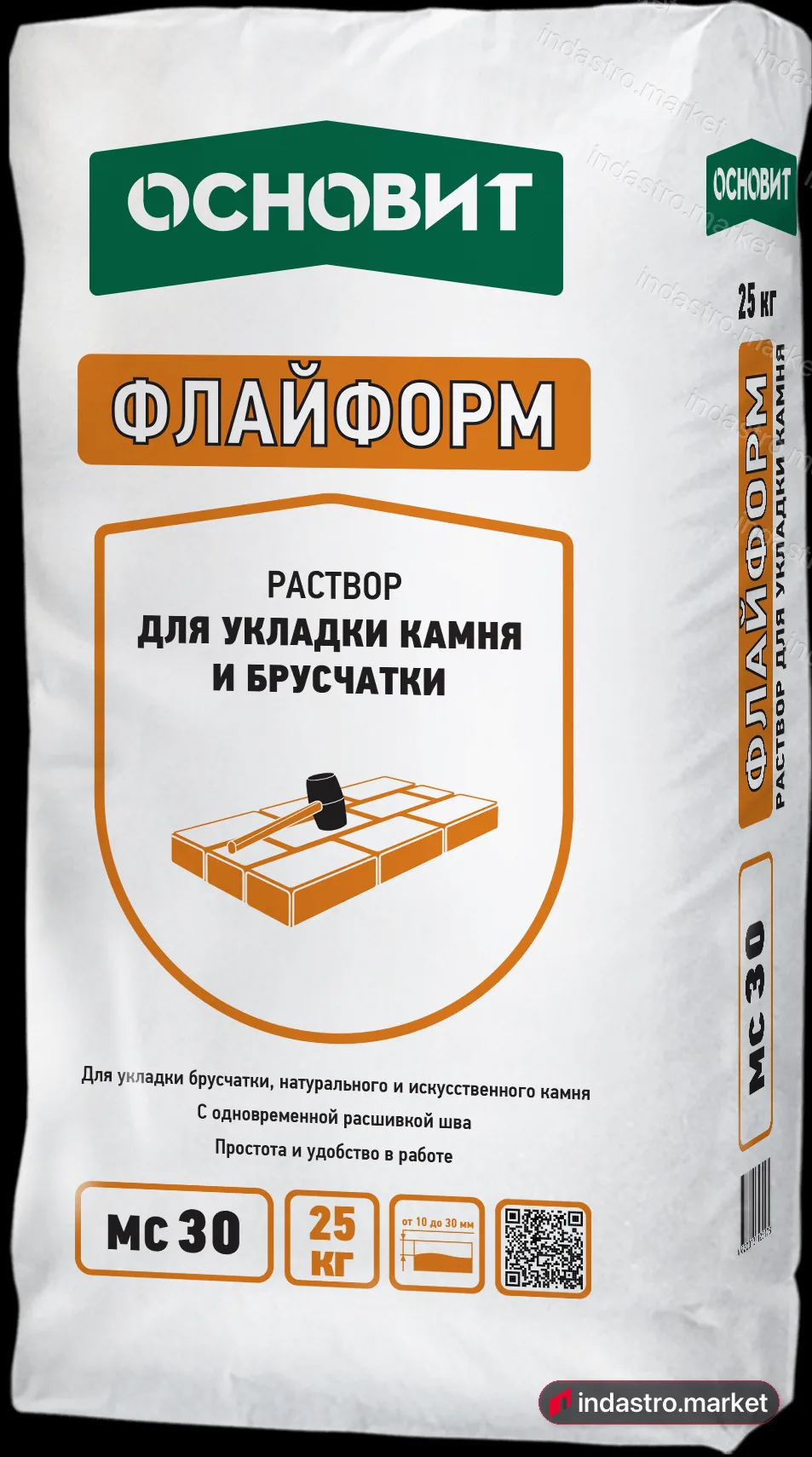 Основит ФЛАЙФОРМ MC30 W 010 белый (25 кг) Основит ФЛАЙФОРМ MC30 W 010 белый (25 кг)