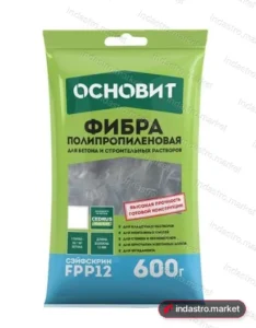 Фибра полипропиленовая ОСНОВИТ СЭЙФСКРИН FPP12 (150 г)